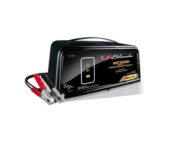 SC1320 – SCHUMACHER Battery Charger, For 6 Or 12 Volt Batteries 120 Volt Power Supply 6/2 Amp Charging/ Maintainer Cu...